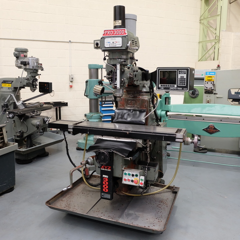 XYZ Pro3000 Turret Mill