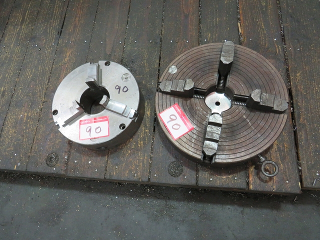 (1) 3-Jaw Chuck & (1) 4-Jaw Chuck