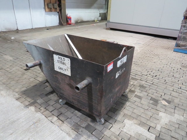Mobile Tipping Skip 1.25m x 760mm x 700mm High
