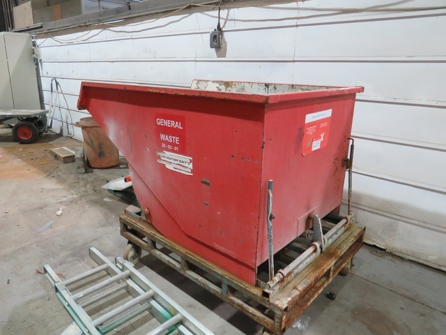 Mobile Tipping Skip 1.6m x 1060mm x 1.25m High