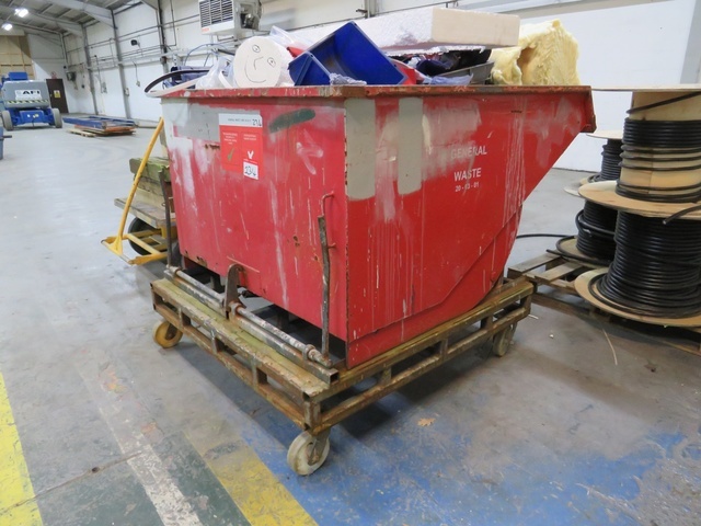 Mobile Tipping Skip 1.6m x 1.3m x 1.3m High