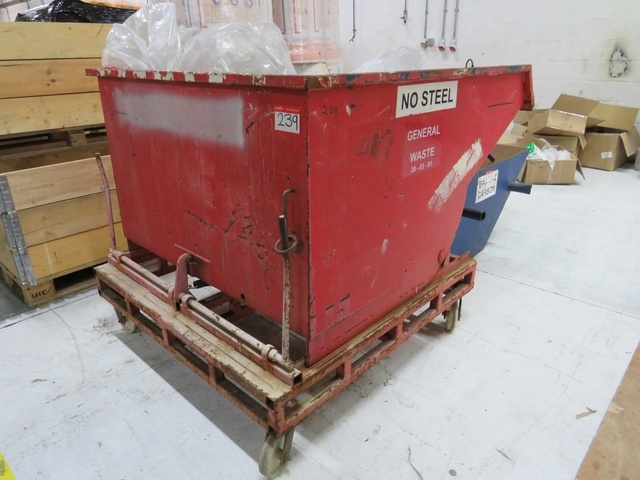 Mobile Tipping Skip 1.6m x 1.3m x 1.3m High