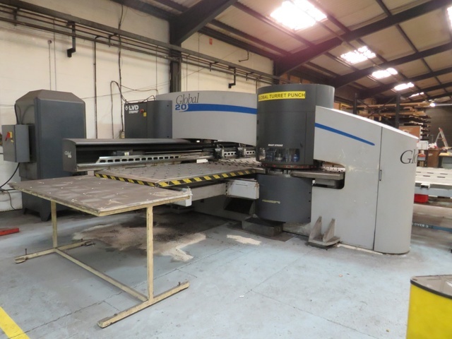 LVD Strippit Global 20 Ton Capacity CNC Turret Punch