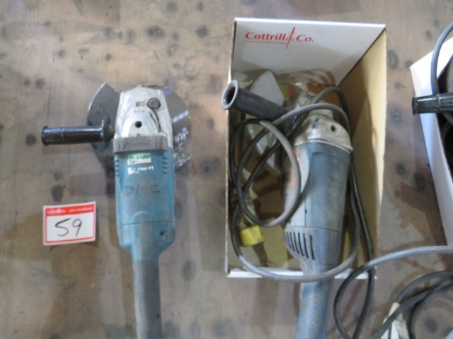 (2) 8" Hand Grinders 110 Volt