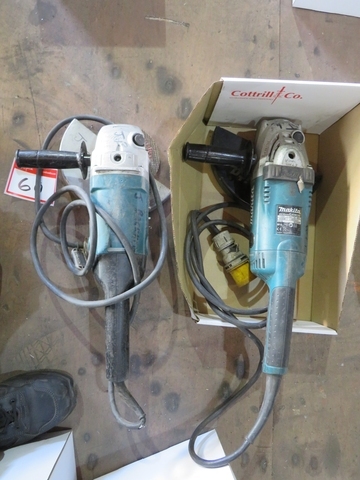 (2) 8" Hand Grinders 110 Volt