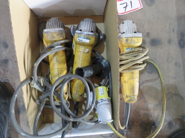 Qty of 5" Hand Grinders