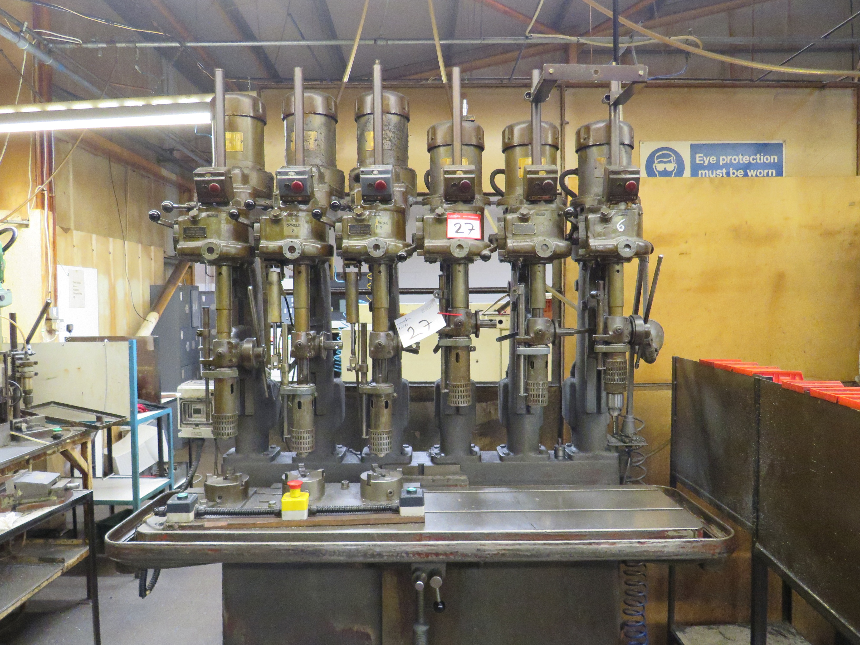 Pollard Corona 13LY 6-Spindle In-Line Drill