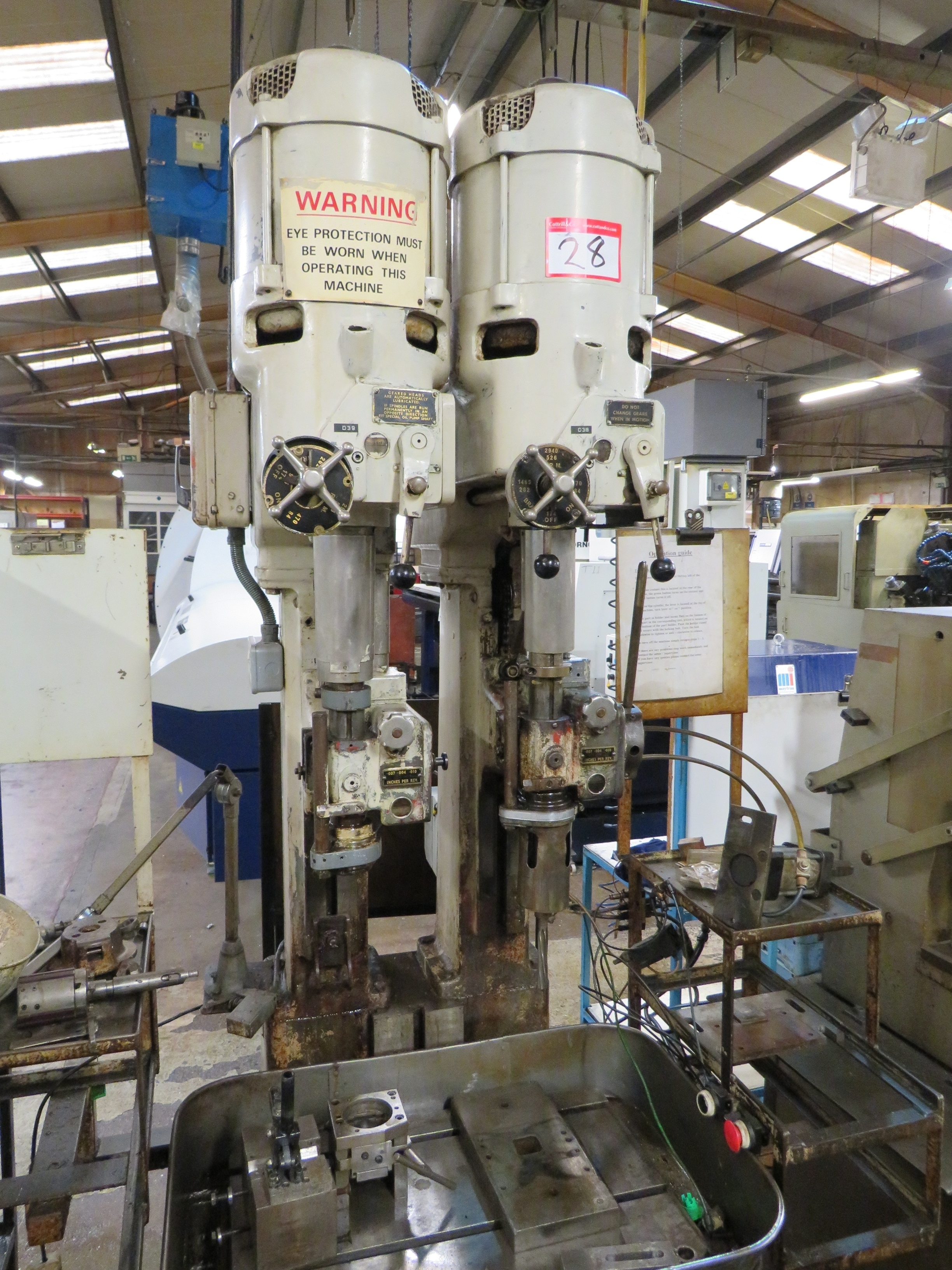 Pollard Corona 15CX Twin Spindle In-Line Drill