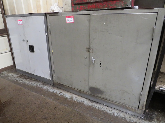 (2) Cupboards with Qty of Cutting Steel for Wickmans