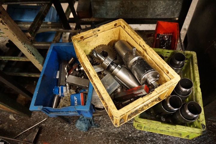 Bench with Qty of Wickman Tooling