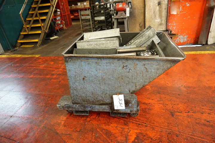 Mobile Tipping Skip 1.1m x 850mm x 800mm High