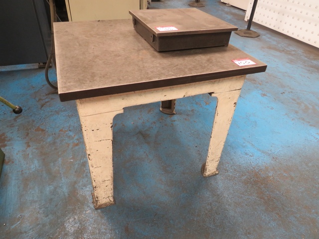 Steel Table: 920 x 920mm & Steel Plate: 460 x 460mm