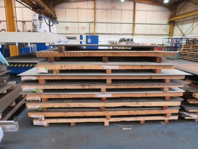 Qty Material Stock - Sheet Metal