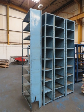 Qty of Light Blue Racking