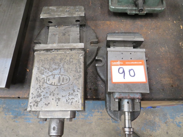(2) Swivel Machine Vices