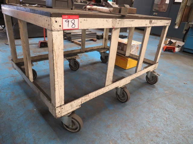 (2) Mobile Trolleys: 1.5 x 1m