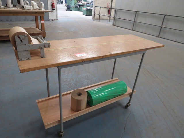 Mobile Trolley with Paper Dispenser