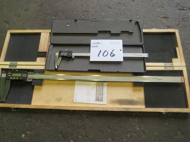 (2) Digital Verniers (1) 600mm (1) 300mm