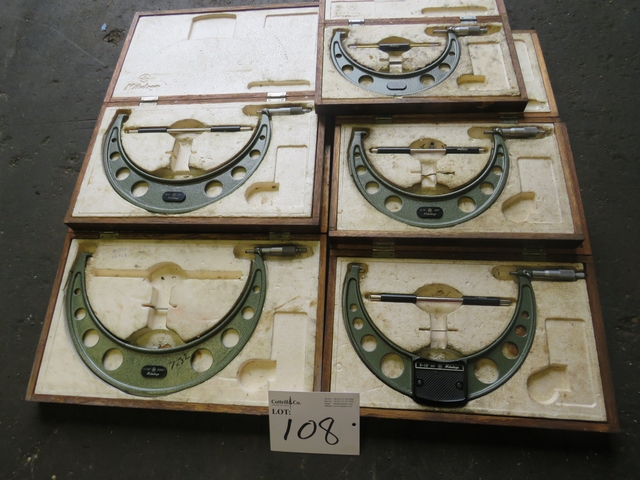 Qty Micrometers 7 - 8" to 11 - 12"