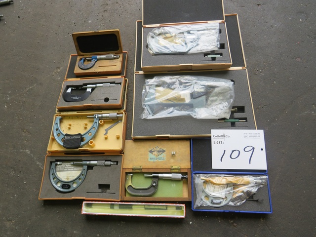 Qty of Inch Micrometers