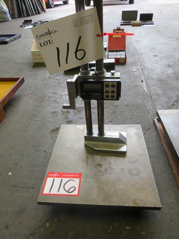 Steel Plate 310mm with Mitutoyo Height Gauge