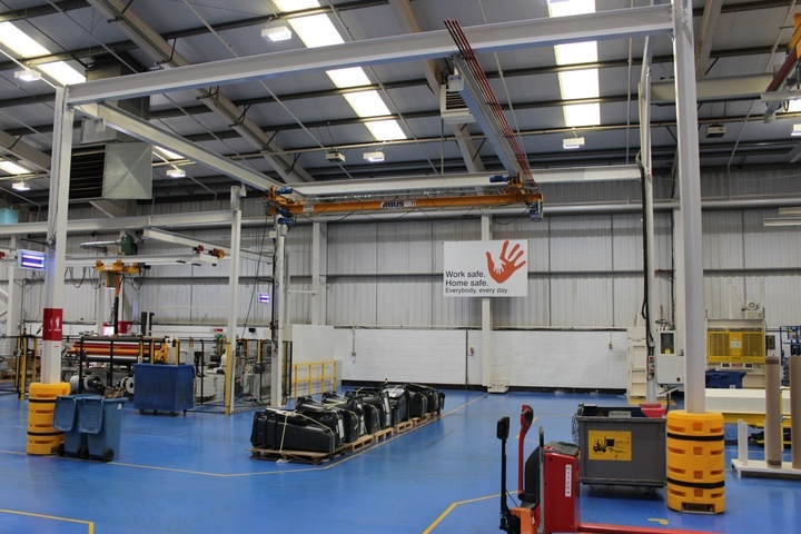 Abus 1T SWL Underslung Single Beam Travelling Crane