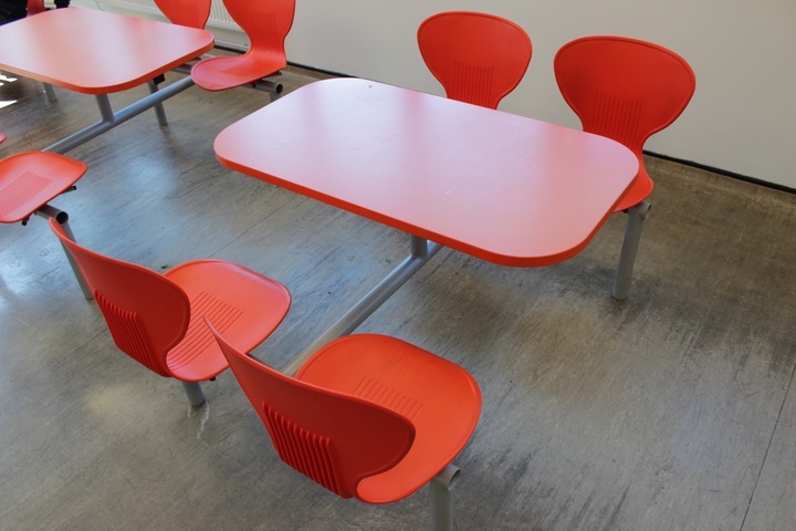 (4) x Canteen Tables and Cold Water Dispenser