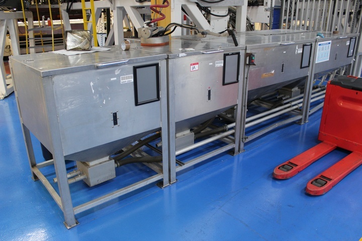 (4) x Stainless Steel Day Bins