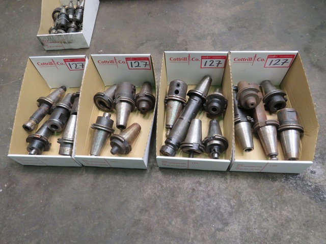 (4) Boxes of CAT50 Tooling