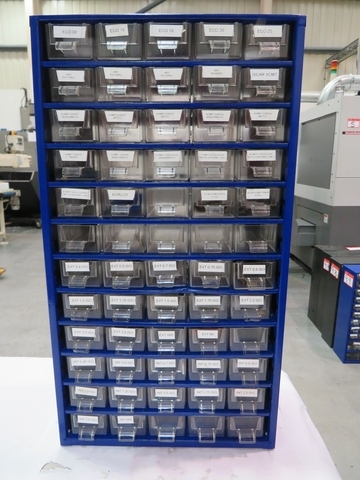 Storage Rack with Qty Carbide Tips