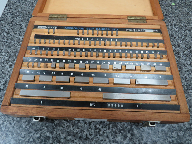 Set of Metric Slip Gauges