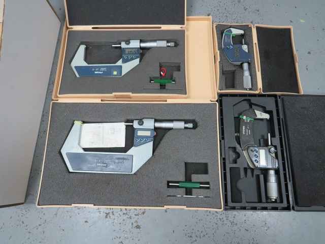 Qty of Metric & Digital Micrometers