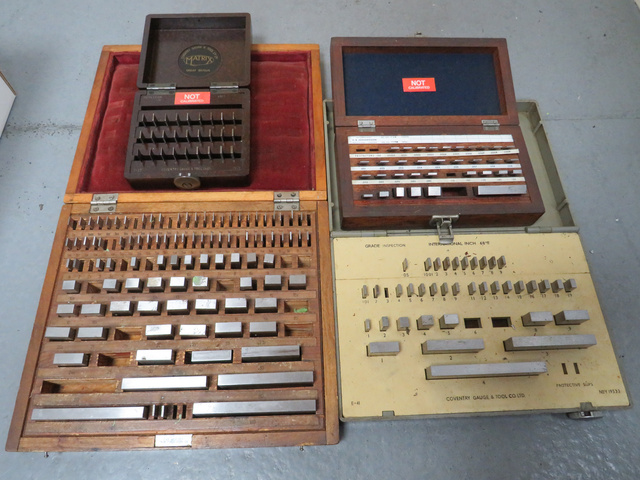 Boxes of Slip Gauges