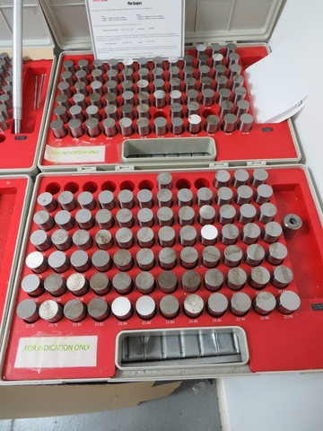 Qty SPI Pin Gauges - 21mm to 23.98mm