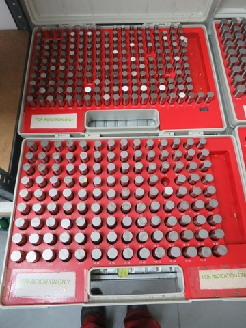 Qty SPI Pin Gauges - 10mm to 16.48mm