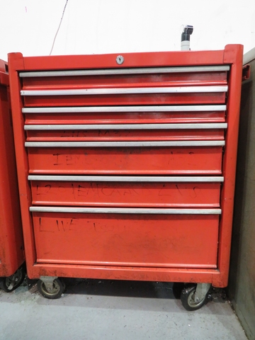 Mobile Tooling Trolley with 7-Drawers
