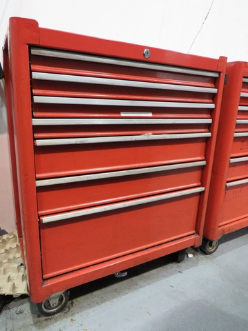 Mobile Tooling Trolley with 7-Drawers