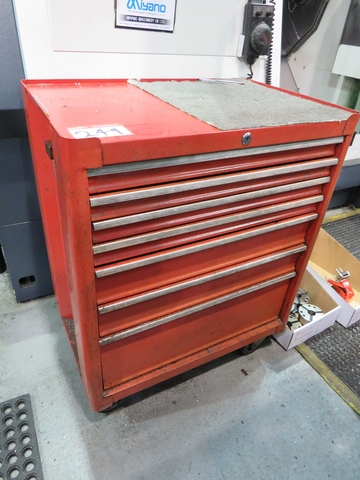 Mobile Tooling Trolley with 7-Drawers