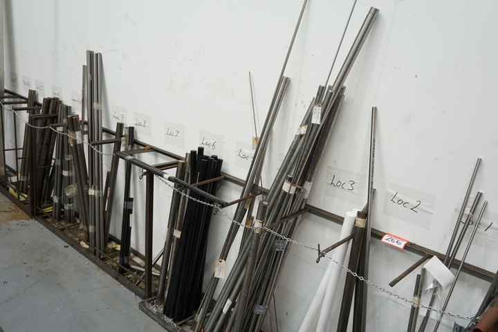 Qty of Racks with Bar Stock