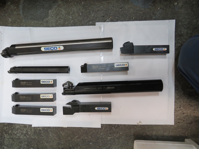Qty of Boring Bars and Carbide Tip Holders
