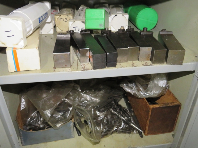 Cupboard with Qty Carbide Tip Holders