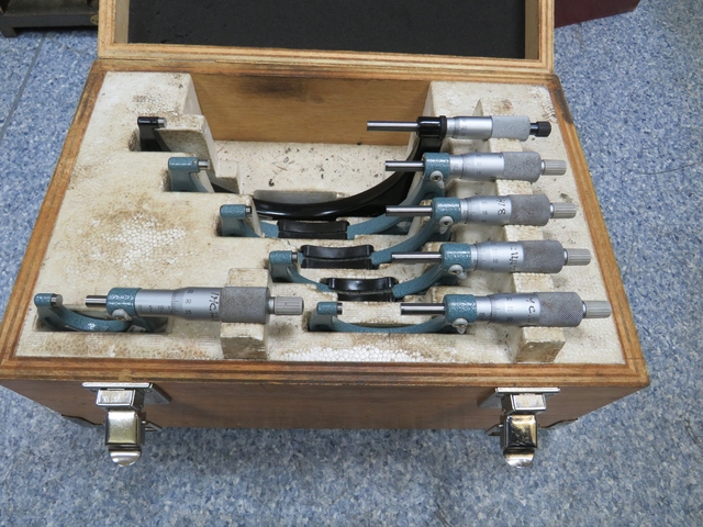 Set of Outside Micrometers 0 - 150mm