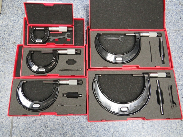 0 - 125mm Set of Outside Micrometers