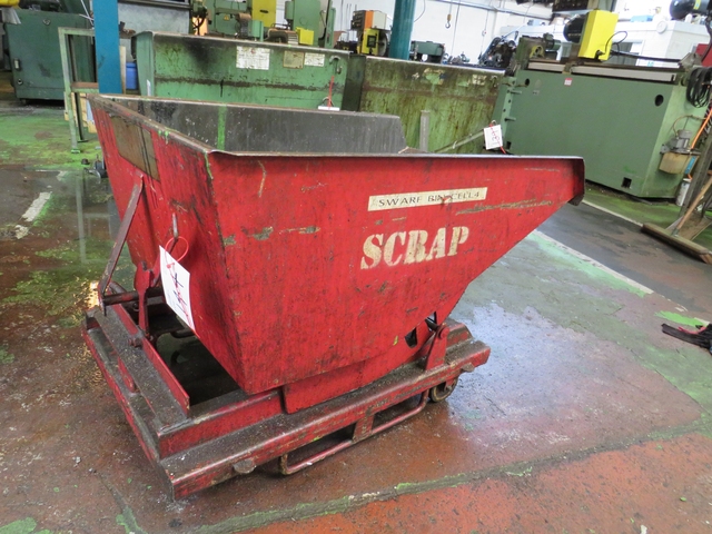 Mobile Tipping Skip 1.2m x 820mm x 840mm High
