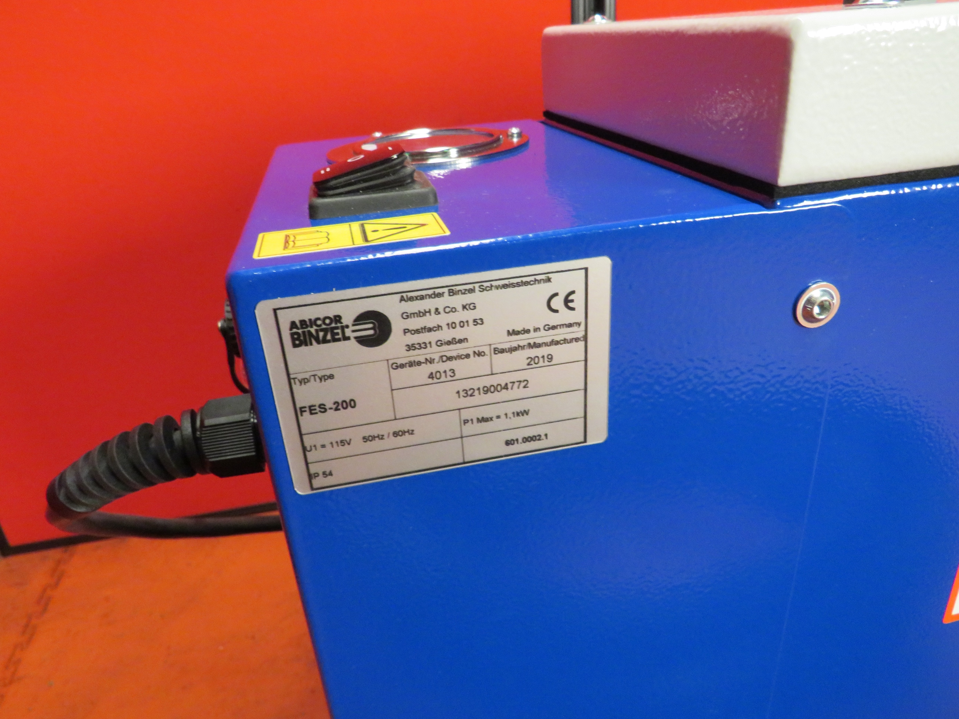 Binzel FES-200 Fume Extraction System (Unused)