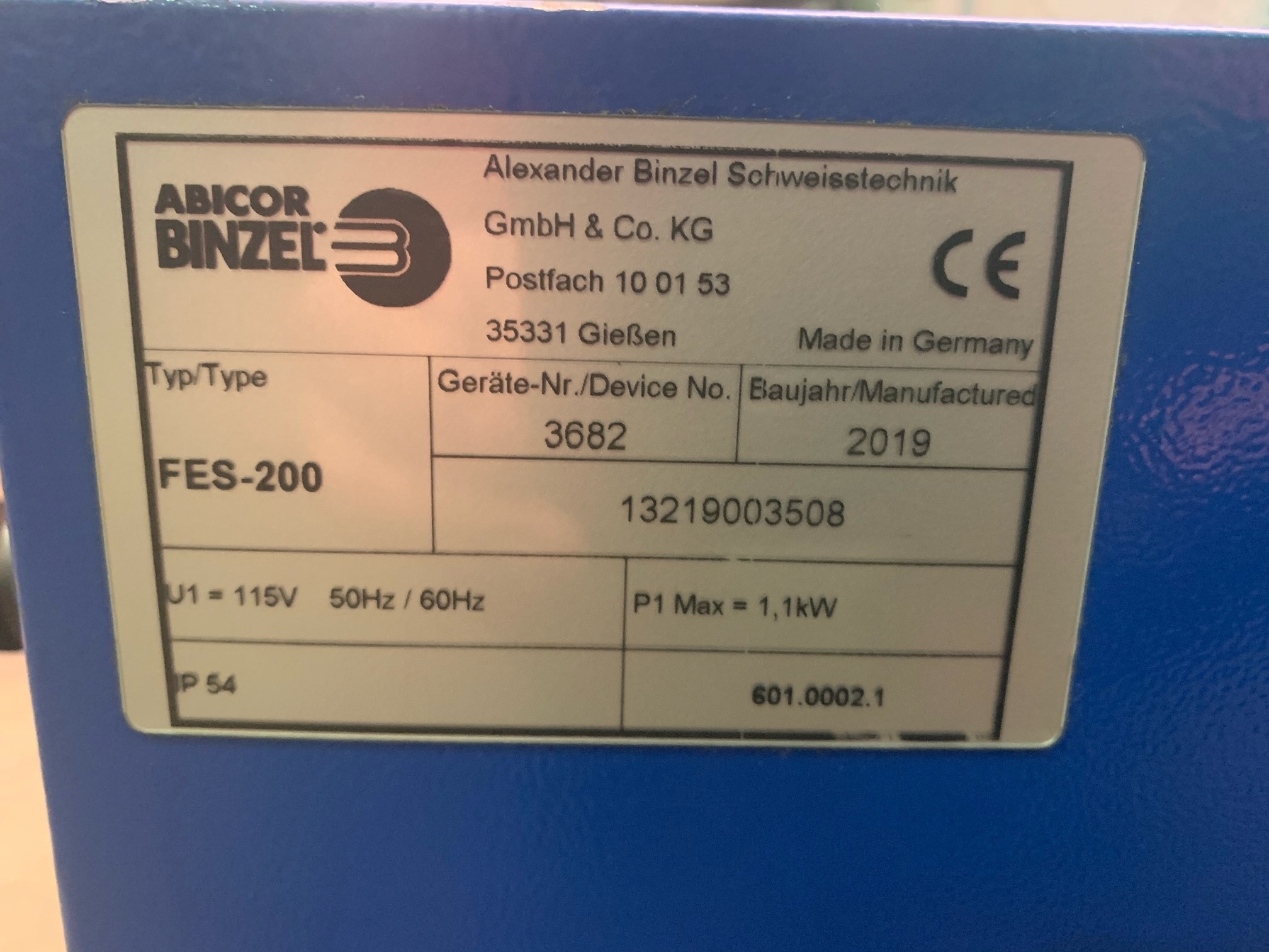 (3) x Binzel FES-200 Fume Extraction System including (3) x Binzel Rab Grip 25AK 4mtr Torch