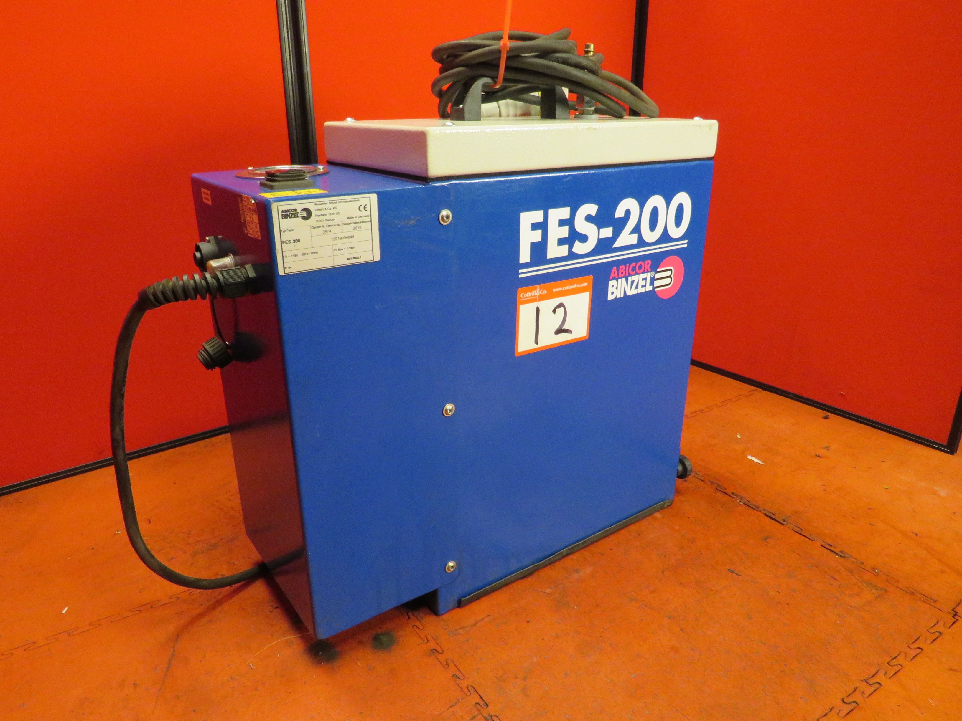 (3) x Binzel FES-200 Fume Extraction System including (3) x Binzel Rab Grip 25AK 4mtr Torch