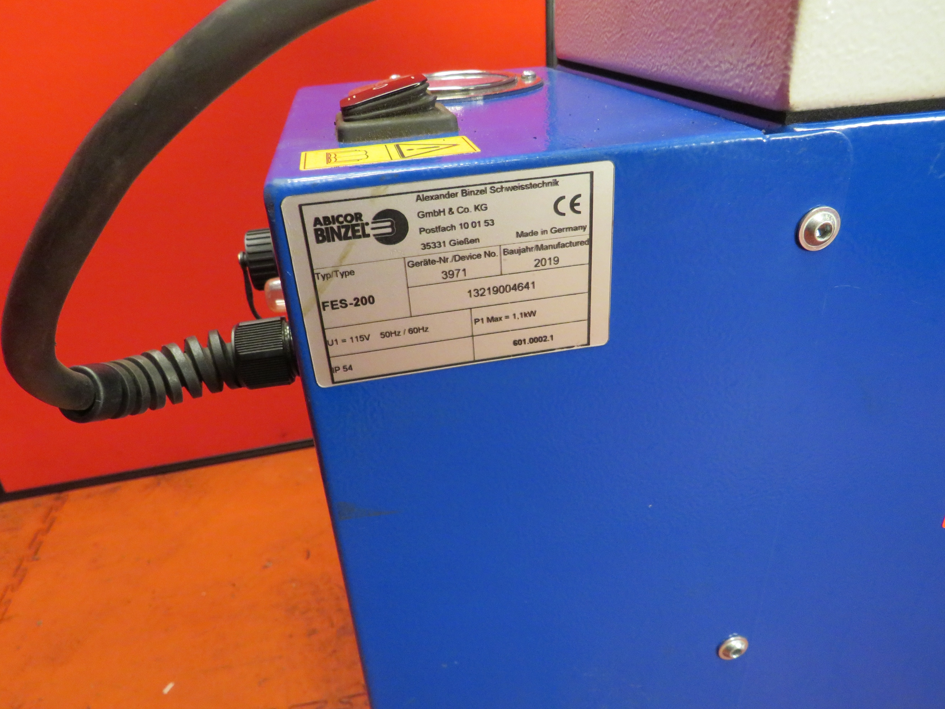 (4) x Binzel FES-200 Fume Extraction System including (4) x Binzel Rab Grip 25AK 4mtr Torch