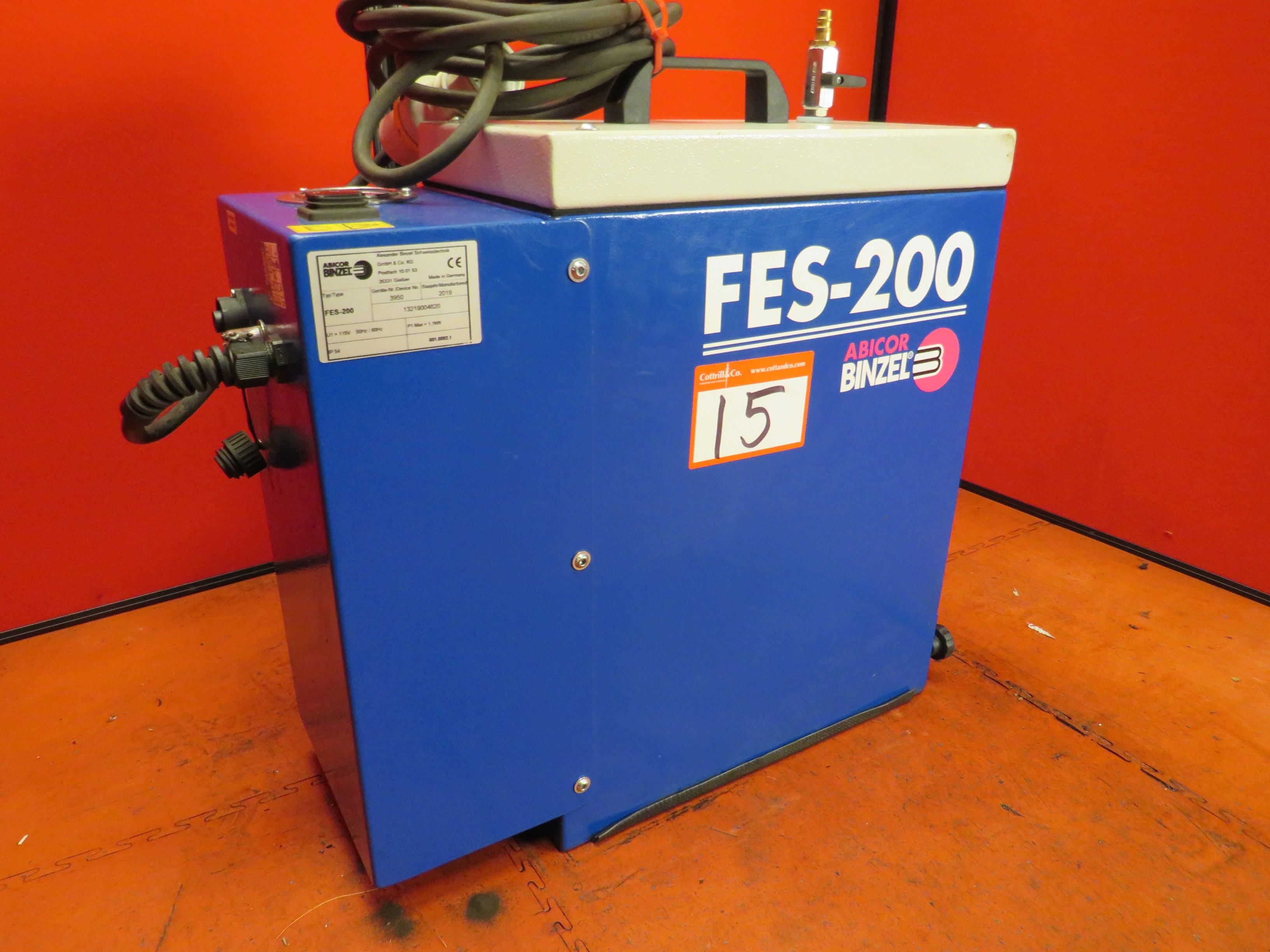(4) x Binzel FES-200 Fume Extraction System including (4) x Binzel Rab Grip 25AK 4mtr Torch