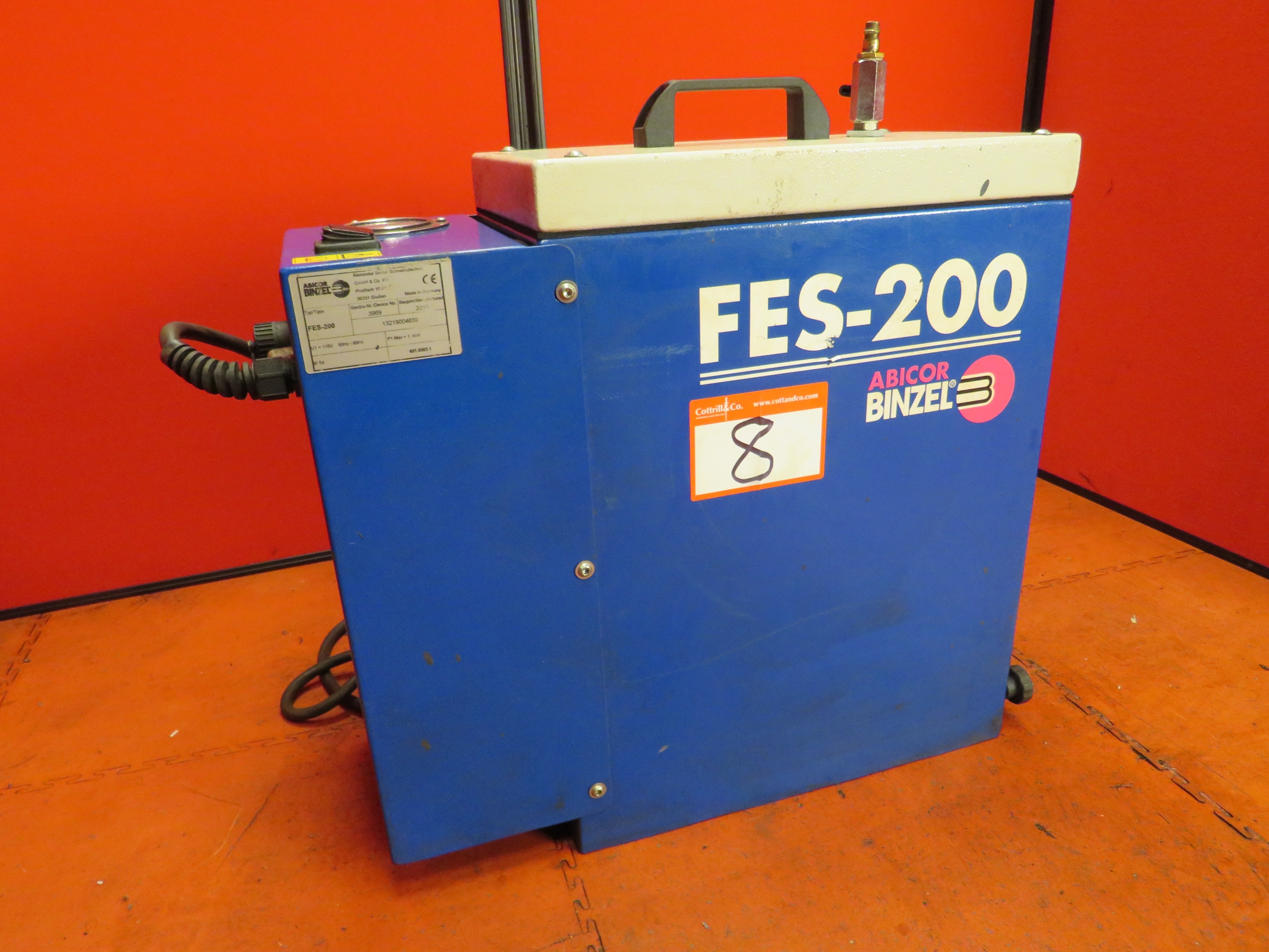 (2) x Binzel FES-200 Fume Extraction System including (2) x Binzel Rab Grip 25AK 4mtr Torch
